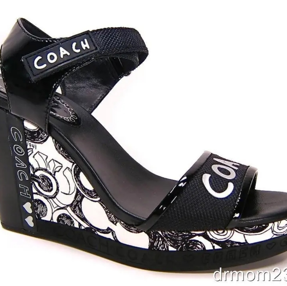 Coach Monochrome Logo Wedges